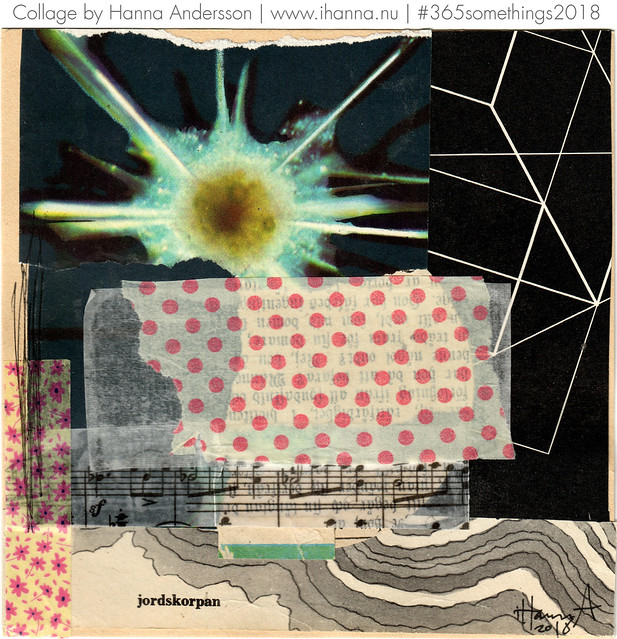 No Earthly Possessions Left - Collage no 335 by iHanna in 2018 (Copyright H. Andersson)