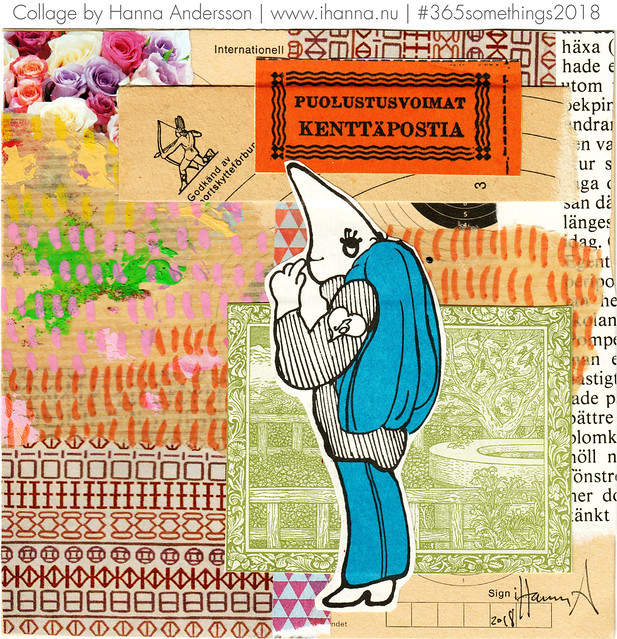 Waiting for the Mail Man - Collage no 341 in 2018 by iHanna (Copyright H. Andersson) 