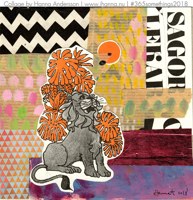 He is a play thing - Collage no 339 in 2018 made by iHanna (Copyright H. Andersson) 