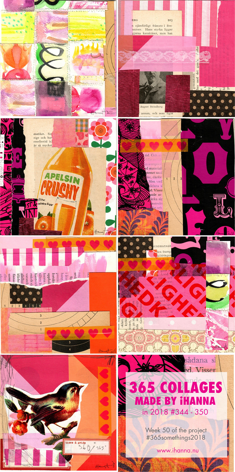 365 Collages in 2018 by iHanna - Week 50 of 2018 (Copyright Hanna Andersson)