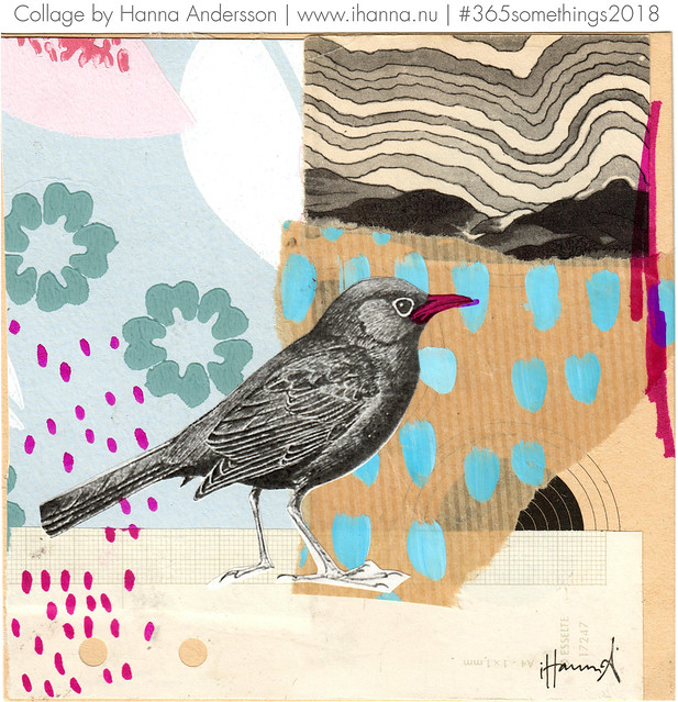 Put a Bird on It - Collage no 330 by iHanna in 2018 (Copyright H. Andersson)