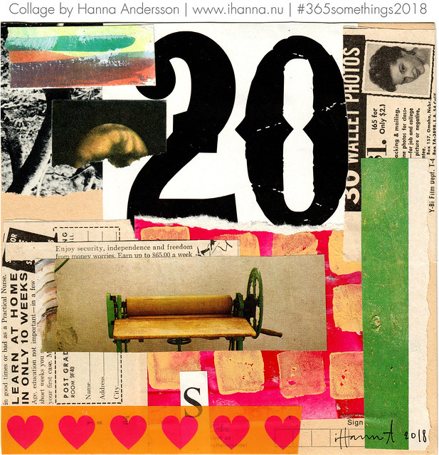 Feeling Wealthy - Collage no 364 by iHanna in 2018 (Copyright Hanna Andersson)