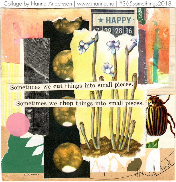 The Collage Bug - Collage no 362 by iHanna in 2018 (Copyright Hanna Andersson)