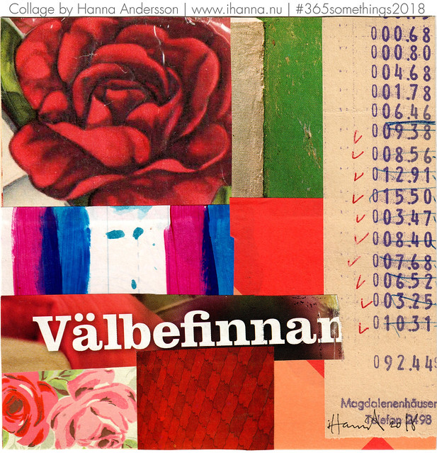 For Well-Being - Collage no 353 by iHanna a.k.a. Hanna Andersson #365somethings2018 (Copyright Hanna Andersson)  