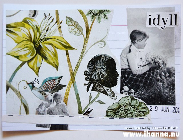 Index card art IDYLL 2019-06-29 ICAD by iHanna (Copyright H. Andersson) 2019