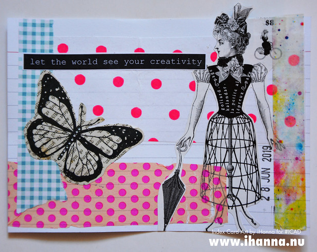 Index card art To be seen 2019-06-28 ICAD by iHanna (Copyright H. Andersson) 2019