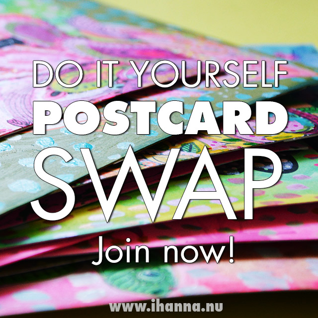 Do it Yourself Postcard Swap Autumn 2019 - join now!