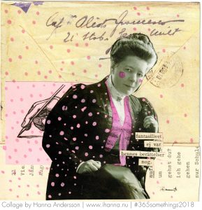 Art Collage by Hann Andersson aka iHanna called write me a letter darling - Collage 29