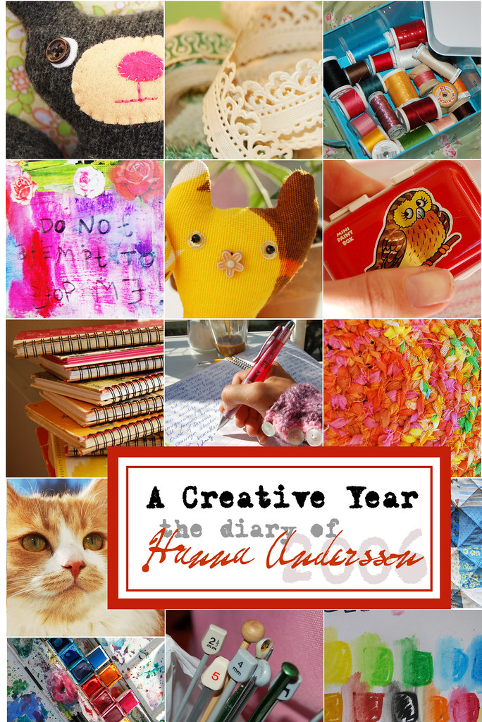 A Creative Year the diary of Hanna Andersson (a blog book with full color photos)