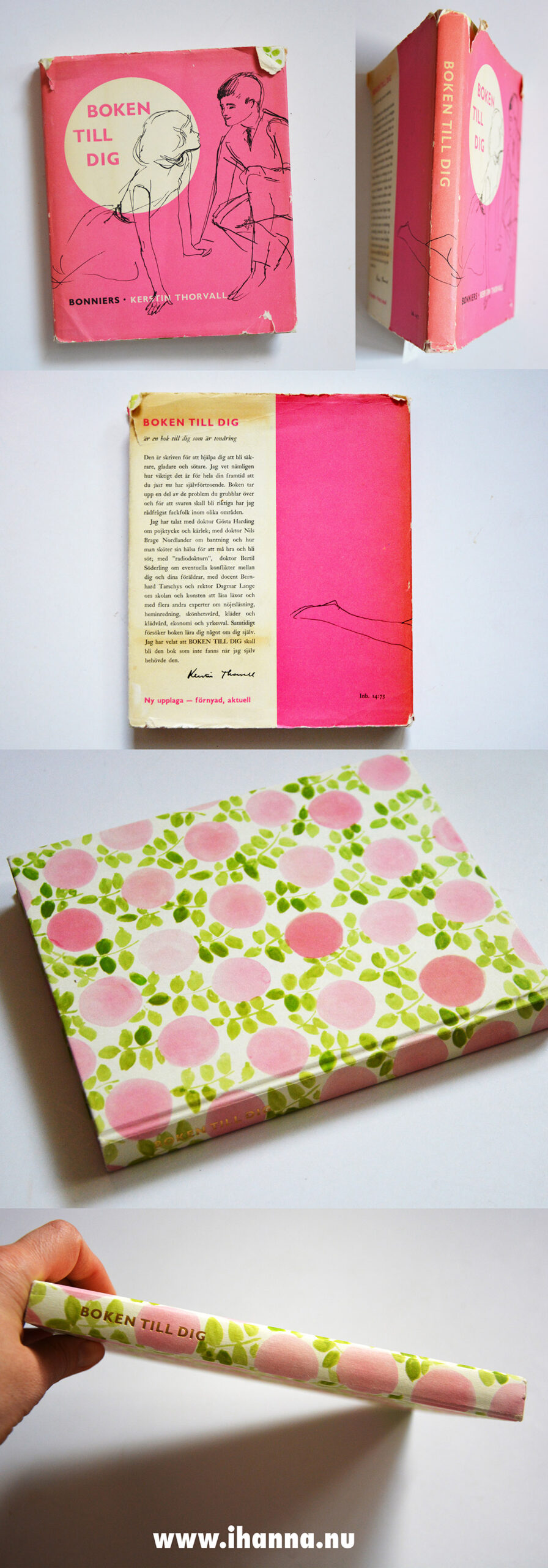 Boken till dig book cover with roses - Photographed by Hanna Andersson #swedish