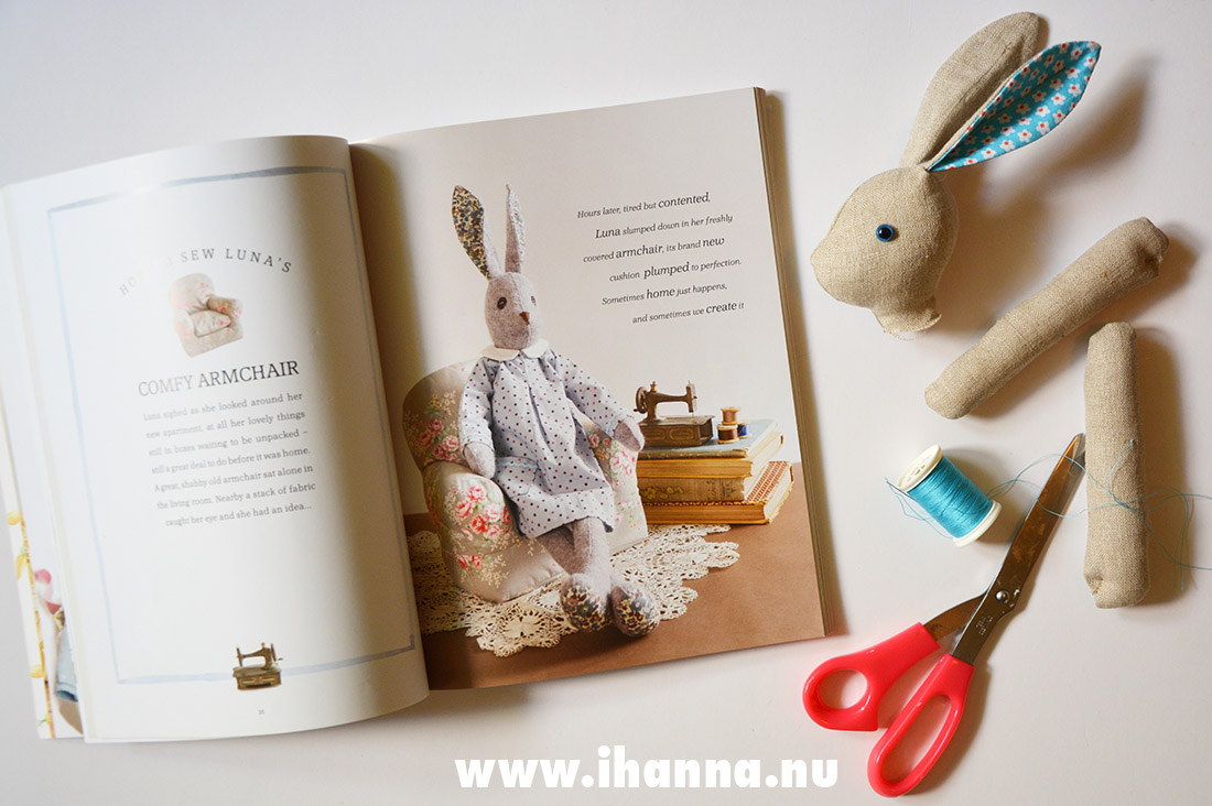 Spread from the book Making Luna Lapin - photograph by iHanna