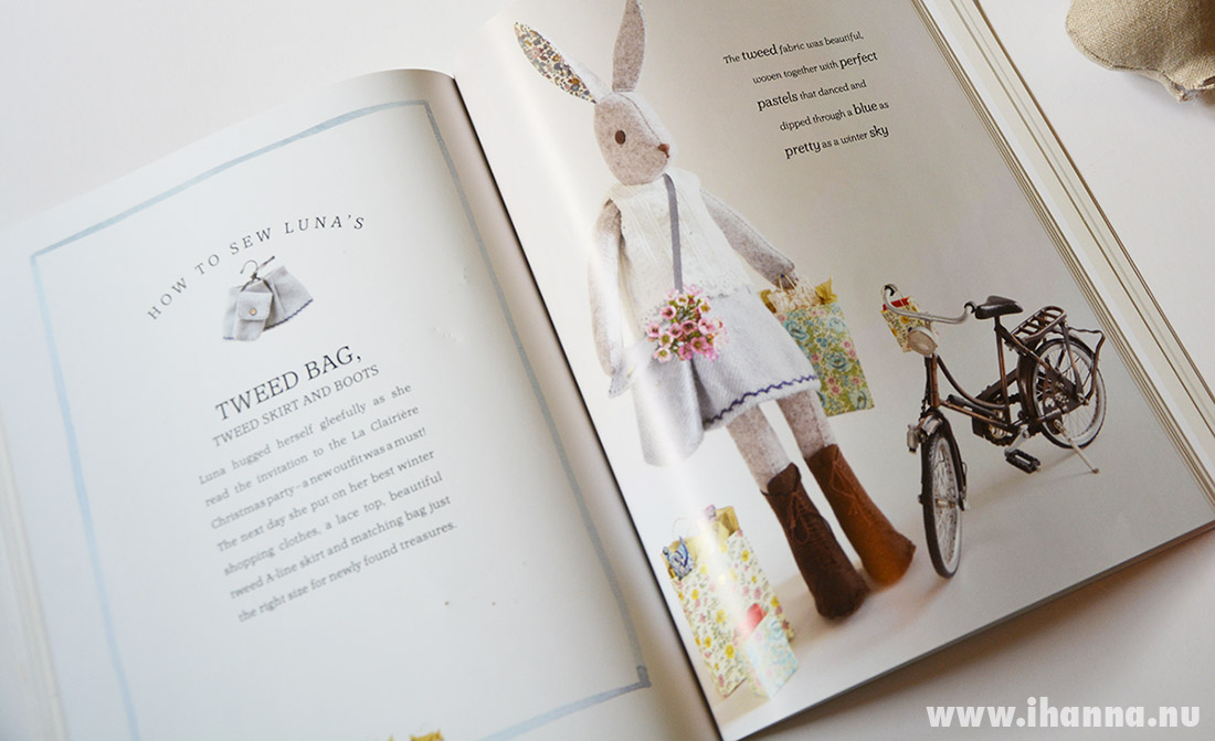Spread from the book Making Luna Lapin - photograph by iHanna
