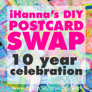 10 year of the DIY Postcard Swap - join the celebrations at iHannas blog