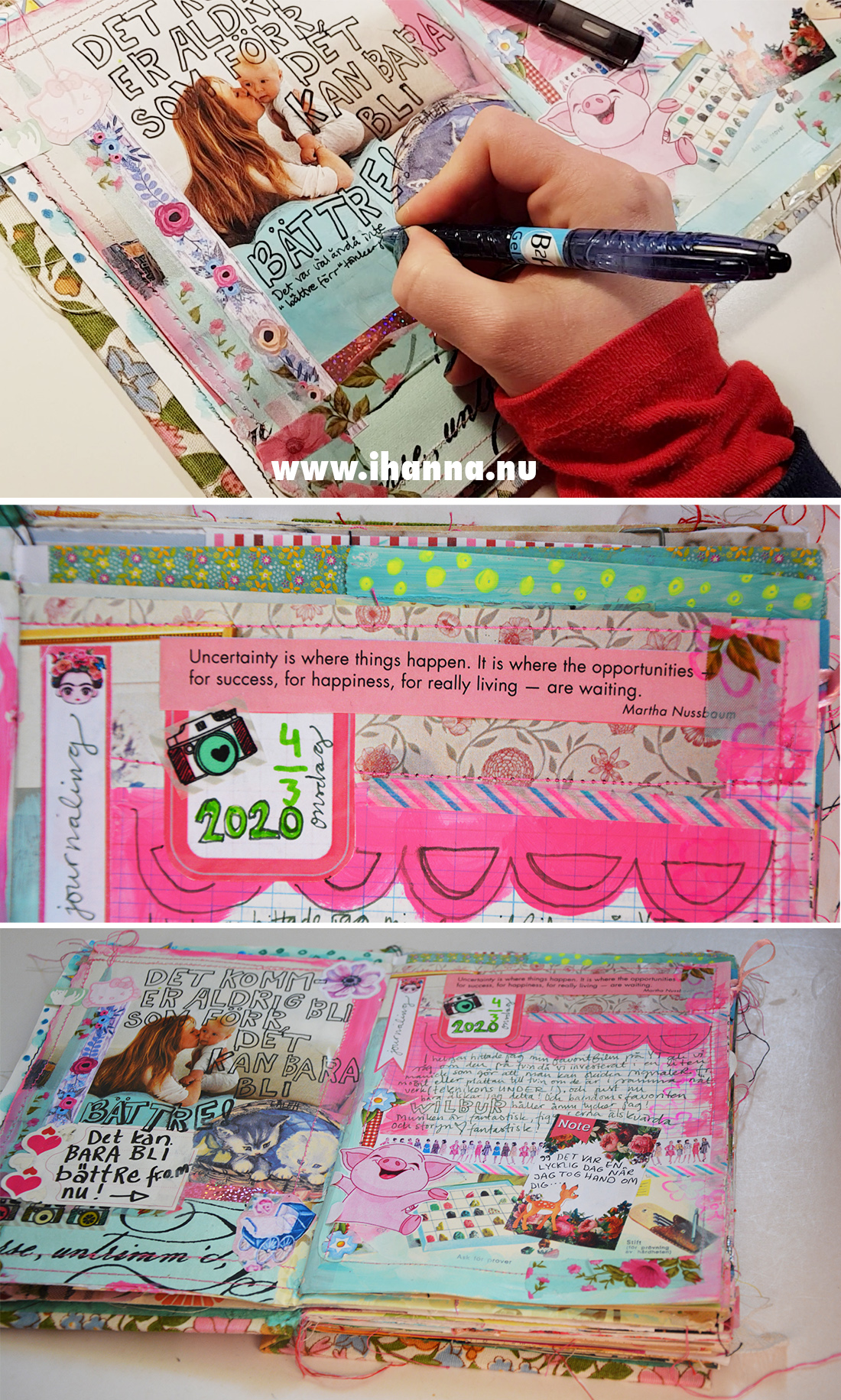 Junk journal Process Video by iHanna