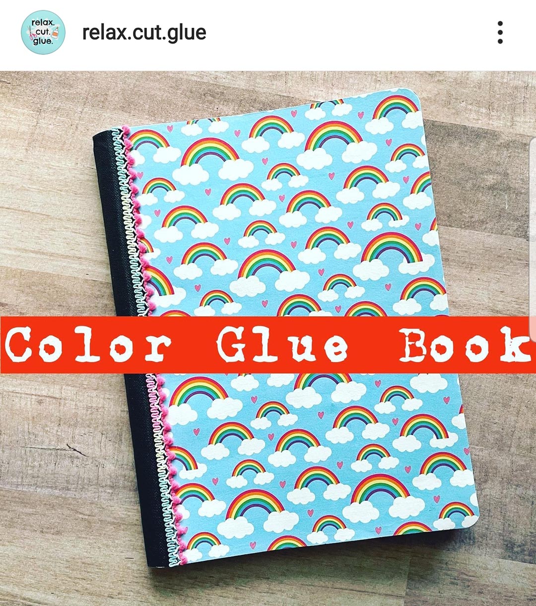 Color Glue Book by Relax.Cut.Glue on Instagram