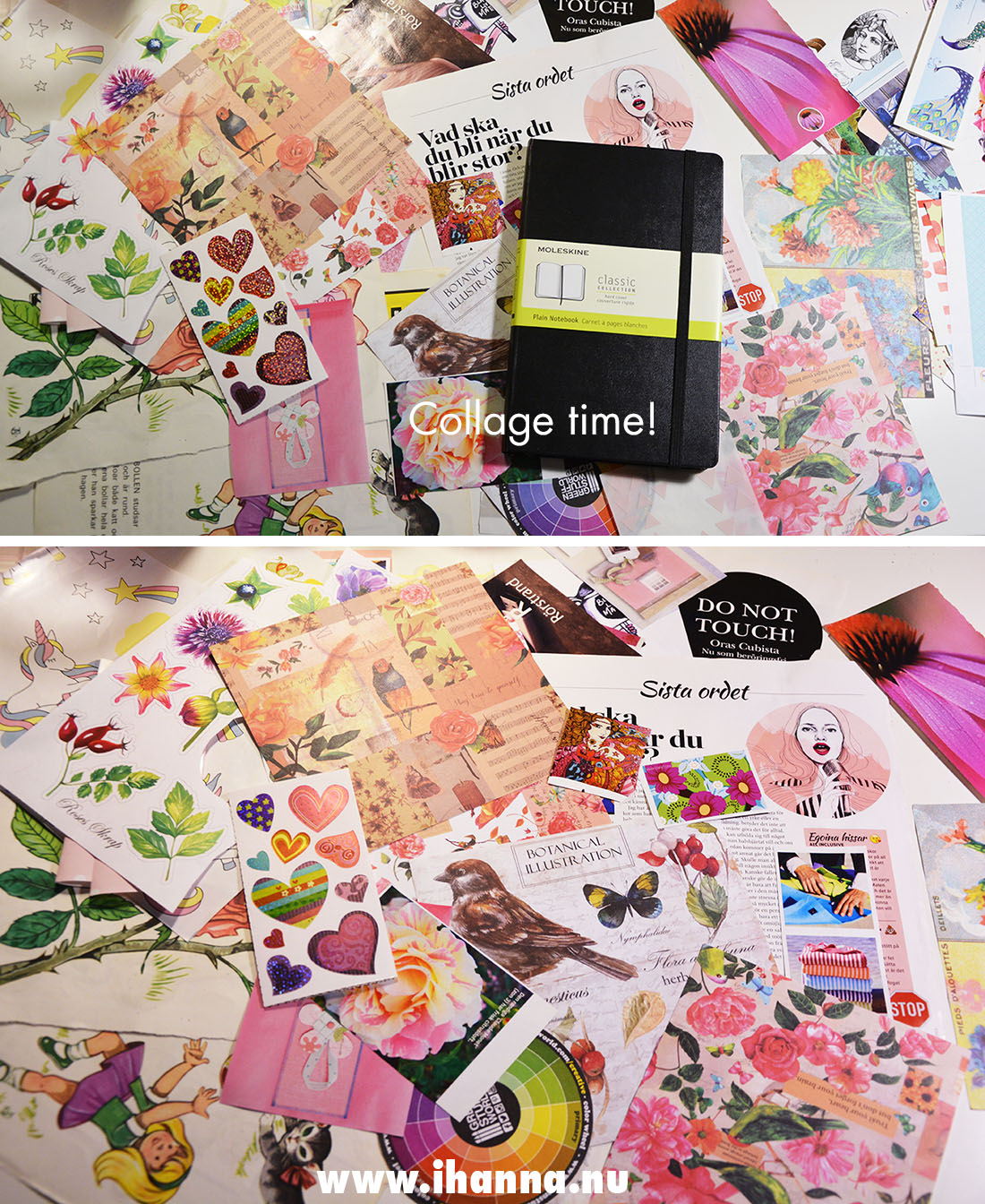 Journal Cover Patchwork  Collage Process video - iHannas Blog