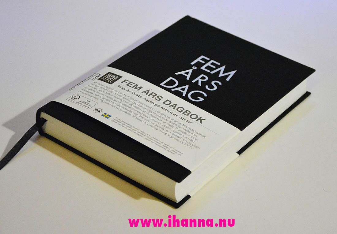 iHanna's Five Year Diary Femrsdagbok 2020