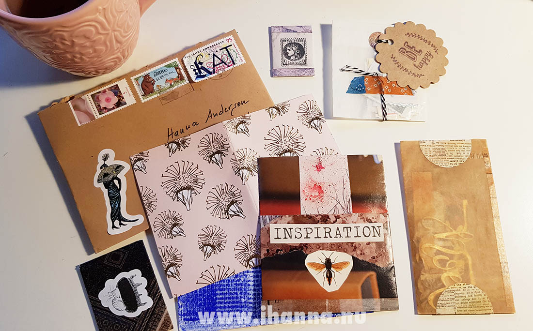 Happy mail mini envelope from Franca Maria to iHanna