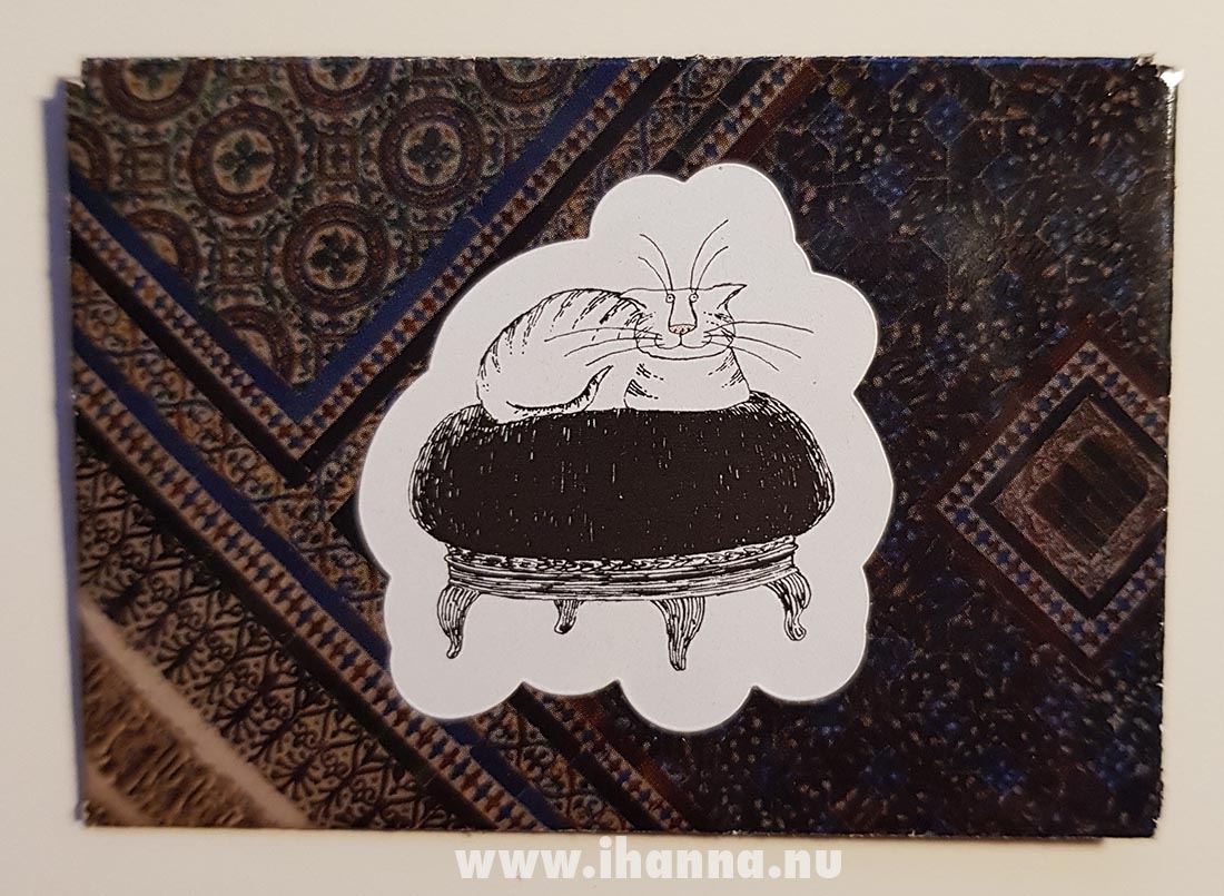 Happy mail mini envelope from (back) Franca Maria to iHanna