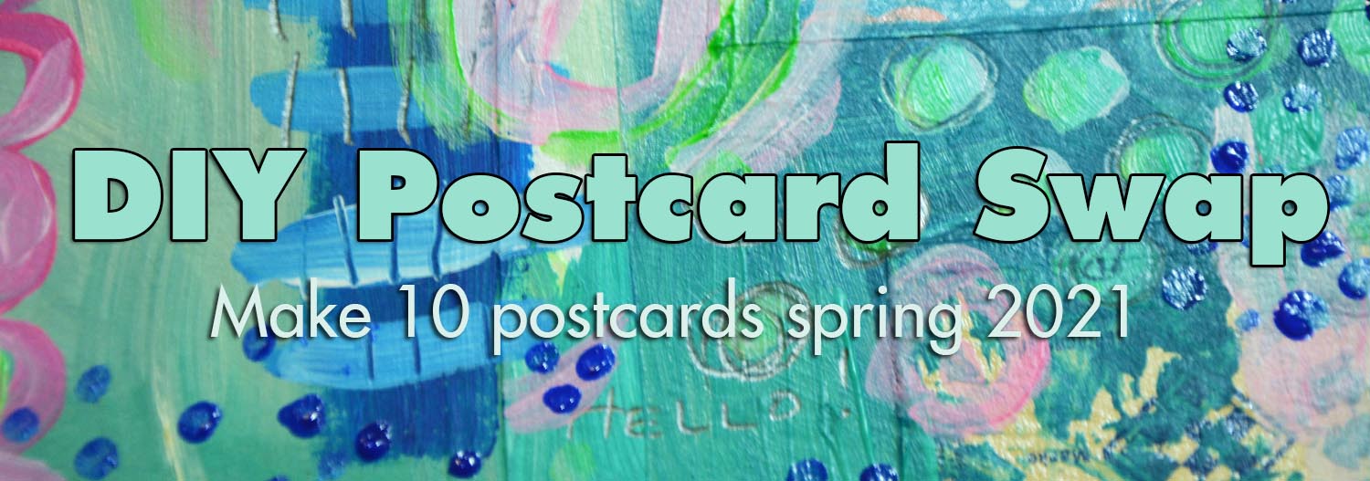 DIY Postcard Swap spring 2021 - welcome to join now! #diypostcardswap