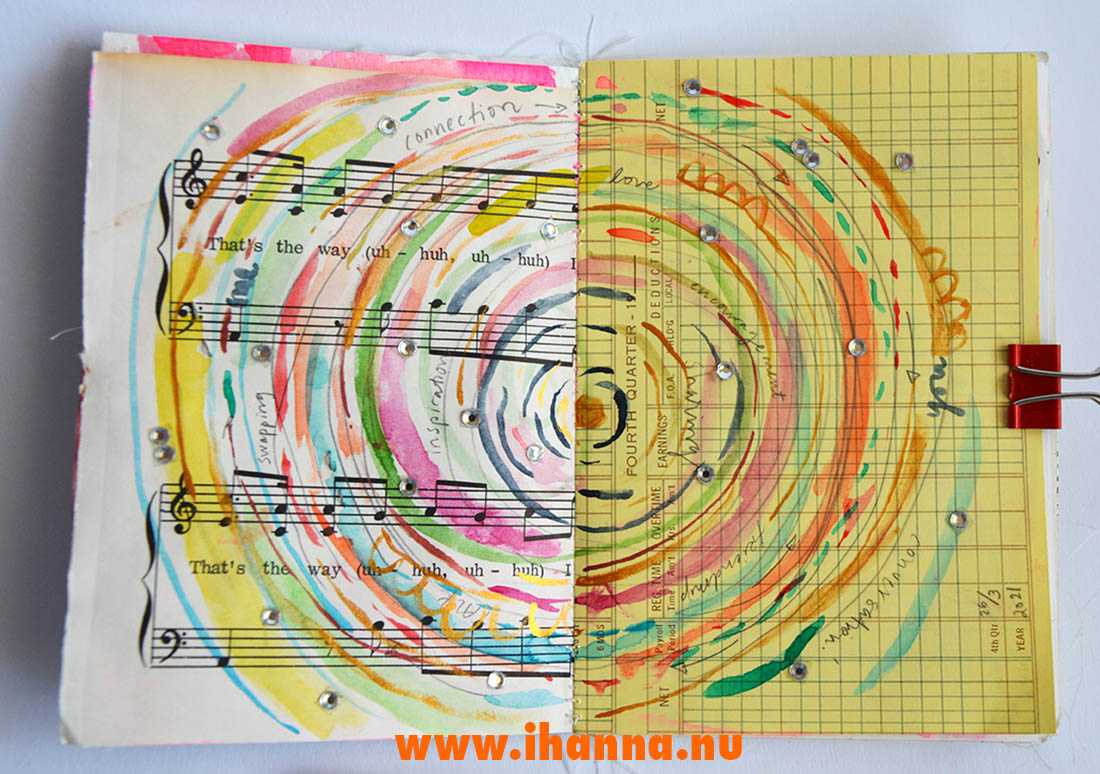 Fill a tiny journal with I, Hanna Prompt Connection #fillatinyjournal