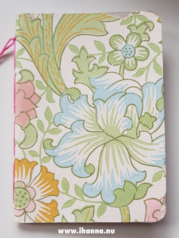 Sweet Notebook with grid paper inside - hand-made by Hanna Andersson