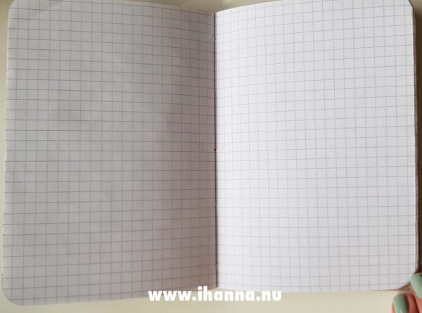 Grid papers inside the Details of the Sweet Notebook