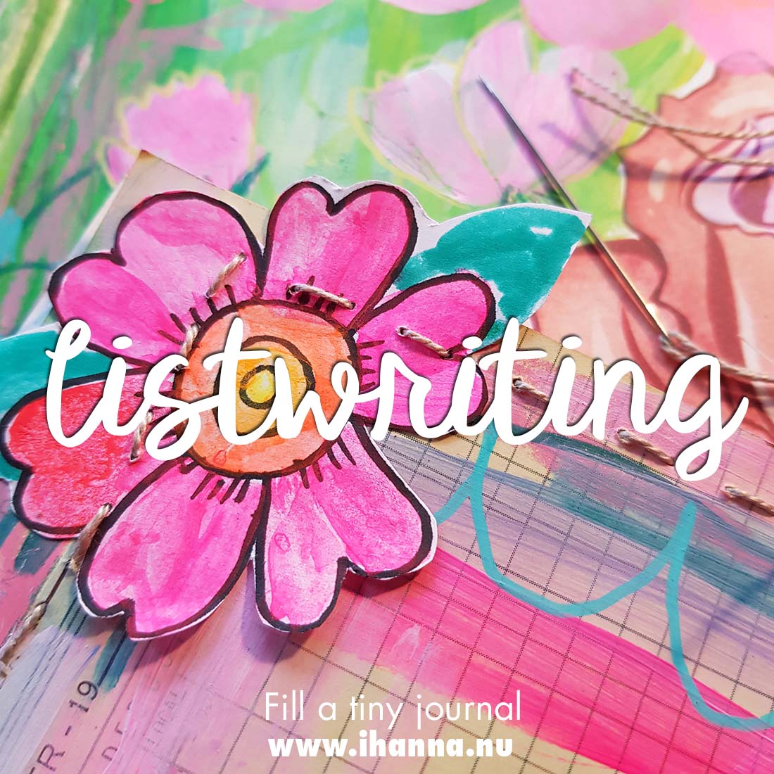 Fill a tiny journal with a list / listwriting #fillatinyjournal