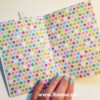 Middle spread in blank pages notebook A6 | journal 25 in iHanna’s Journal release 3 2021