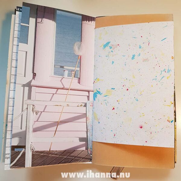 Spread in Junk journal no 23 | iHanna’s journal release 3 2021