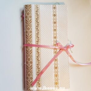 Wallpaper covered Junk journal no 22 | iHanna’s journal release 3 2021