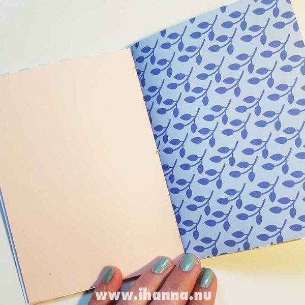 Patterned paper and blank pages in this doodle book with blank pages | journal 24 in iHanna’s Journal release 3 2021