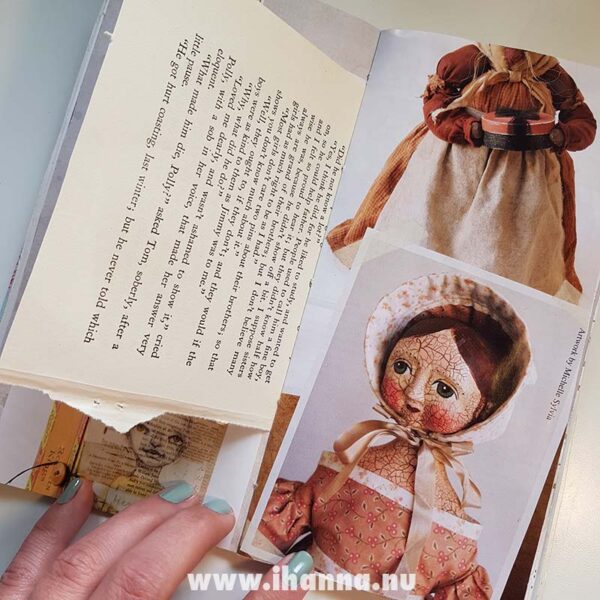 Spread in Junk journal no 20 | iHanna’s journal release 3 2021