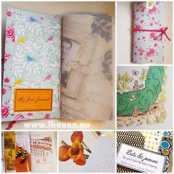 Details of Junk journal no 21 | iHanna's journal release 3 2021