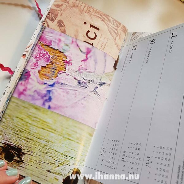 Spread in Junk journal no 21 | iHanna's journal release 3 2021