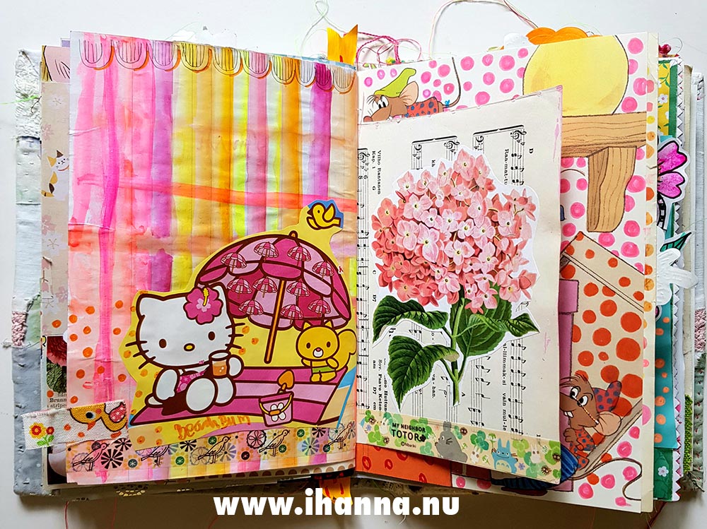 Hello Kitty in my Art Journal by iHanna
