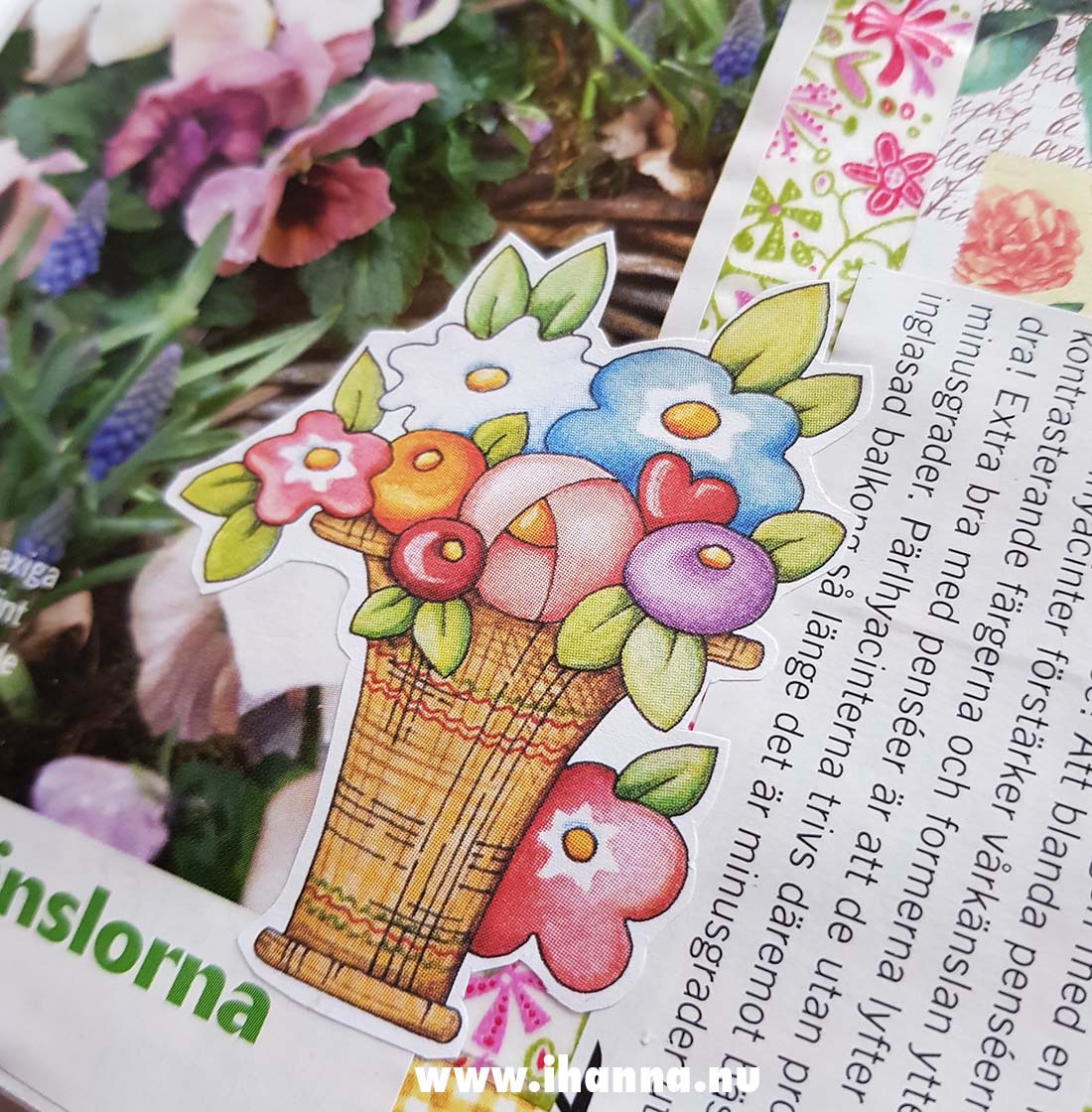 Detail from Summer Junk journal by iHanna