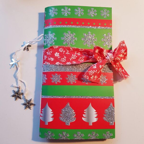 Christmas Junk Journal Traveler's Notebook made by iHanna