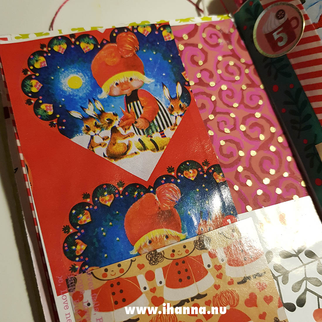 Christmas journaling in my December Daily TN junk journal by iHanna