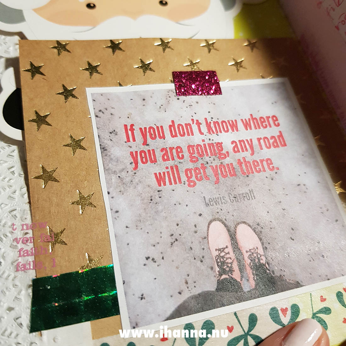 Christmas journaling in my December Daily TN junk journal by iHanna