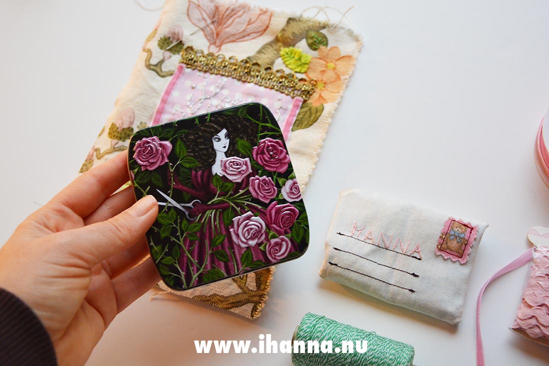 iHannas embroidery advice: Always carry a small box for lose embroidery threads