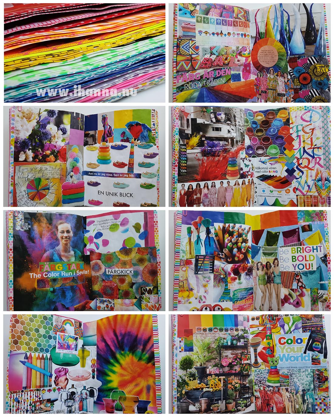 The Rainbow part of the Rainbow Glue Book by iHanna
