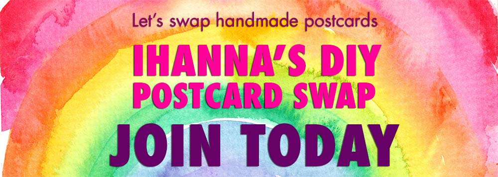 iHanna’s DIY Postcard Swap spring 2022