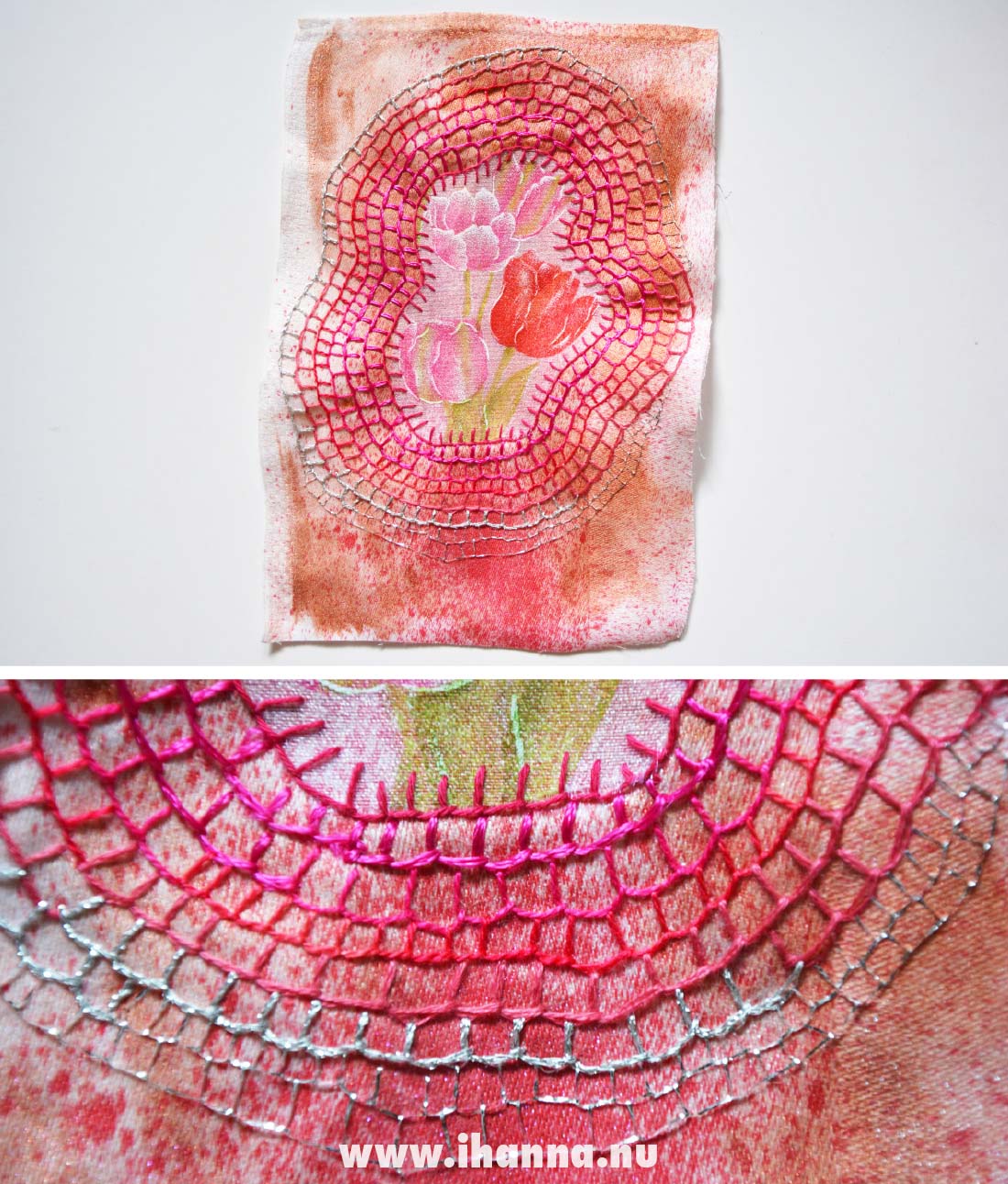 February : neutral background & fancy flowers page by iHanna