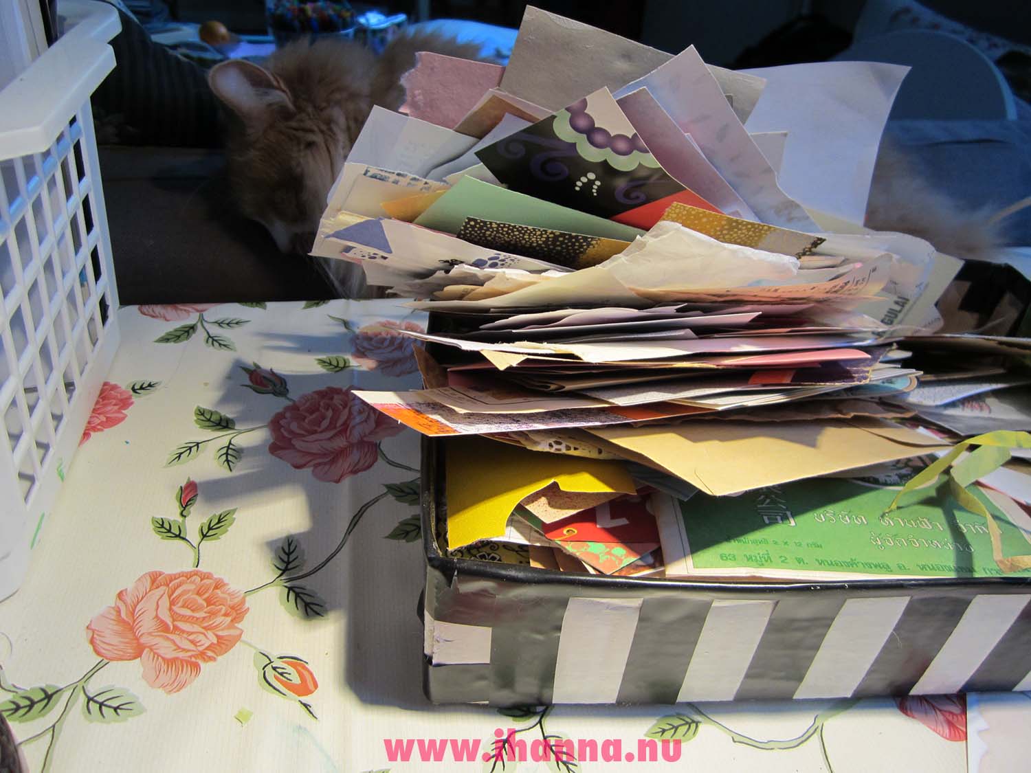 Scrap box pile growing (Copyright H. Andersson)