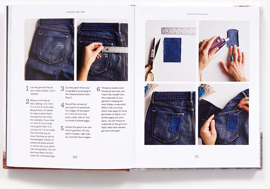 Example from Mending Matters: Stitch, Patch, and Repair Your Favorite Denim and More by Katarina Rodabaugh