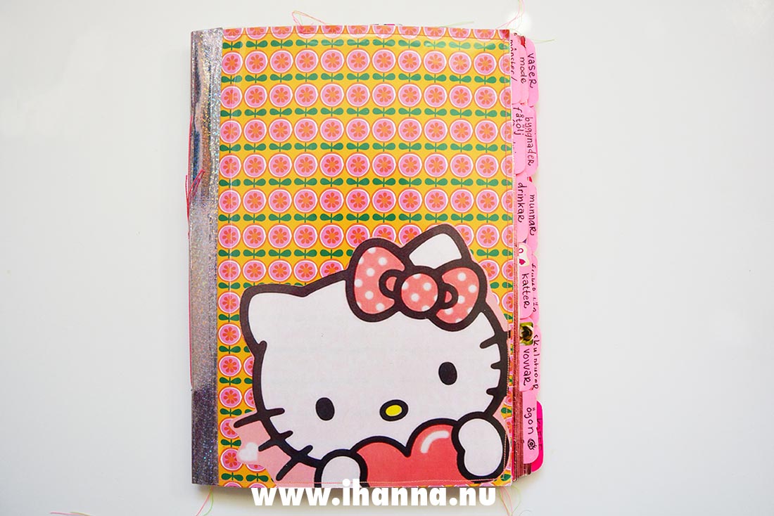 Hello Kitty notebook cover on En masse Glue Book by iHanna