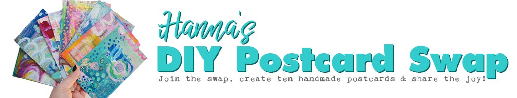 Join iHanna's DIY Postcard Swap #ihannaspostcardswap