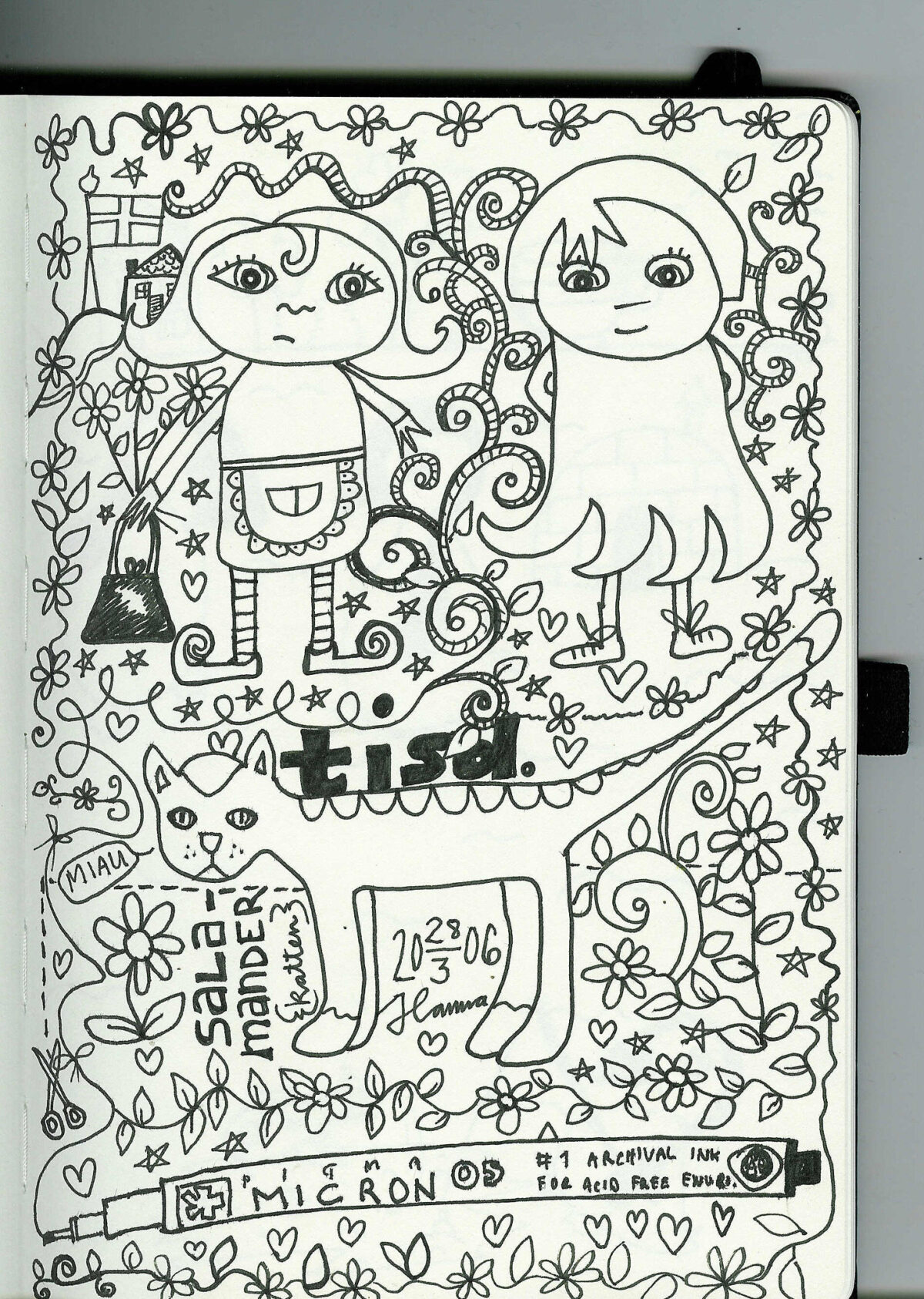 Doodles from class 2006 by Hanna Andersson, all rights reserved