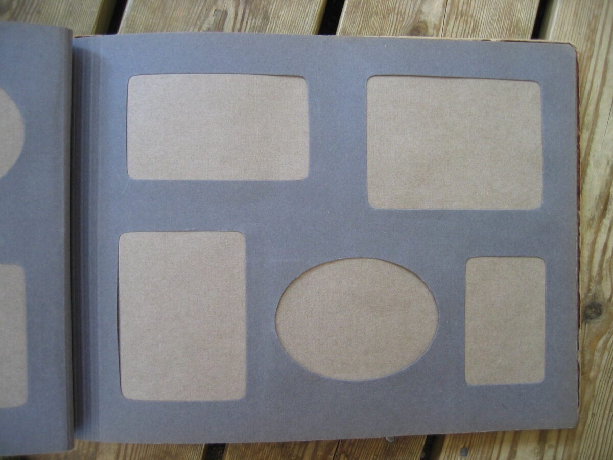 Vintage Photo Album with slots